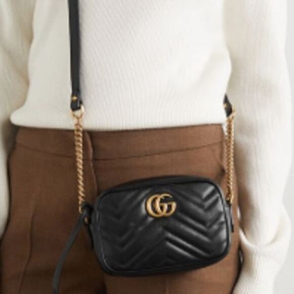 💎✨Authentic Gucci GG Marmont Small Camera Shoulder Bag - Picture 1 of 6